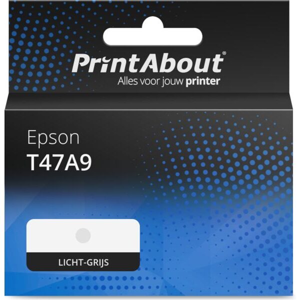 Huismerk Epson T47A9 Inktcartridge Licht-grijs