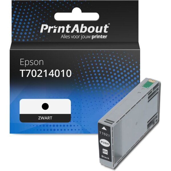 Huismerk Epson T70214010 Inktcartridge Zwart