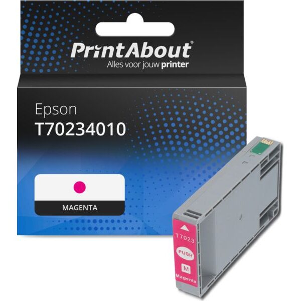 Huismerk Epson T70234010 Inktcartridge Magenta