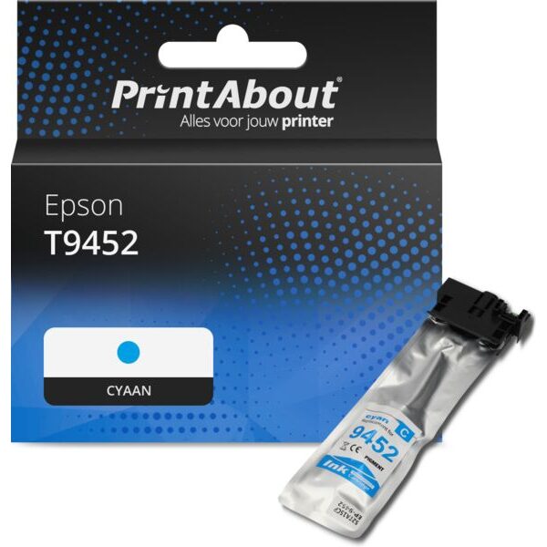 Huismerk Epson T9452 Inktcartridge Cyaan Hoge capaciteit