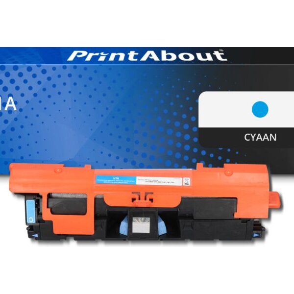 Huismerk HP 121A (C9701A) Toner Cyaan