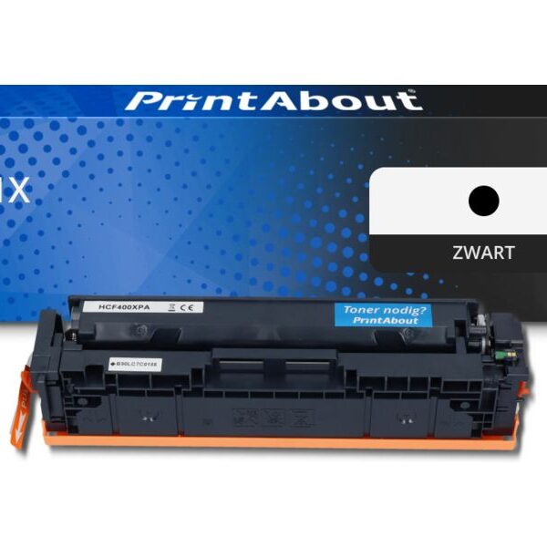 Huismerk HP 201X (CF400X) Toner Zwart Hoge capaciteit