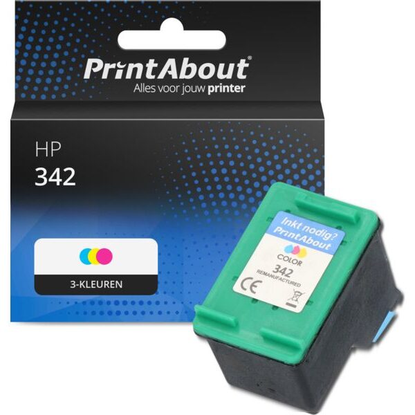Huismerk HP 342 (C9361EE) Inktcartridge 3-kleuren