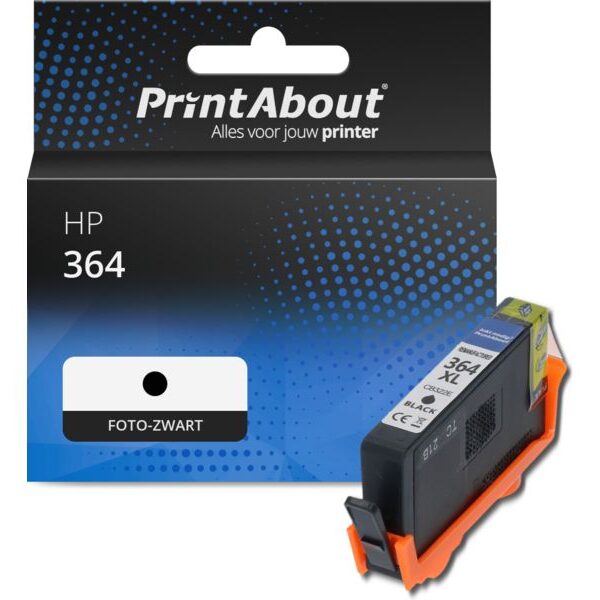 Huismerk HP 364 (CB317EE) Inktcartridge Foto-zwart