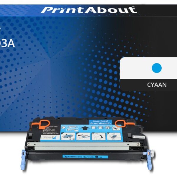 Huismerk HP 503A (Q7581A) Toner Cyaan