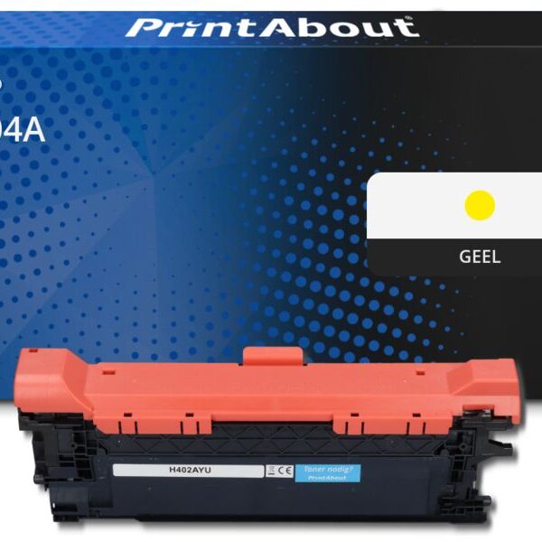 Huismerk HP 504A (CE252A) Toner Geel