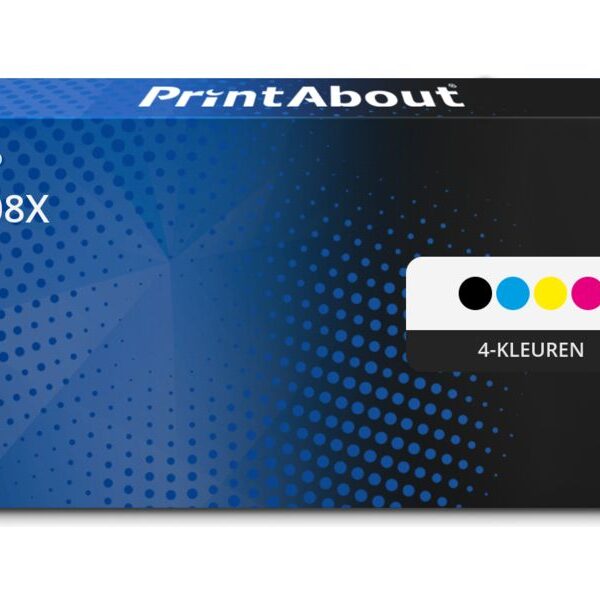 Huismerk HP 508X (CF360X) Toner 4-kleuren Multipack Hoge capaciteit