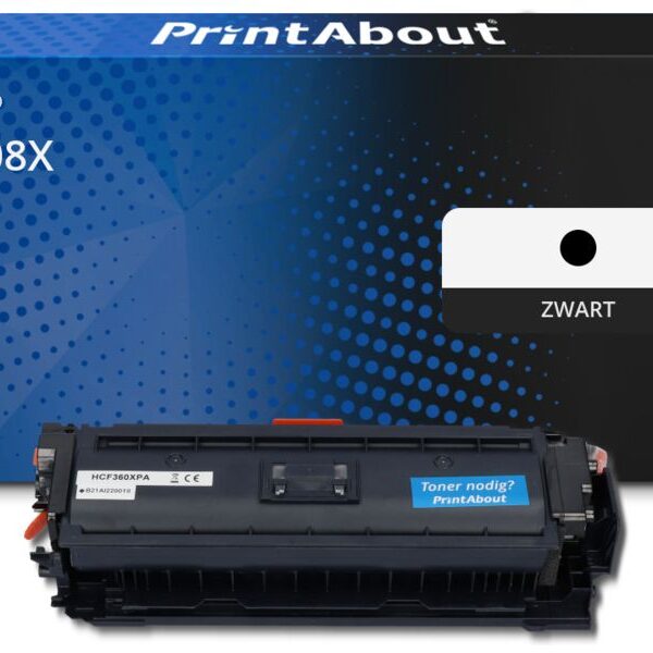 Huismerk HP 508X (CF360X) Toner Zwart Hoge capaciteit