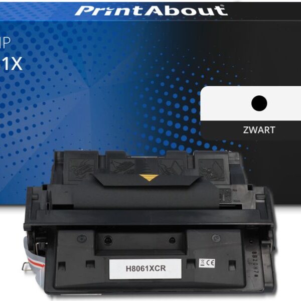 Huismerk HP 61X (C8061X) Toner Zwart Hoge capaciteit