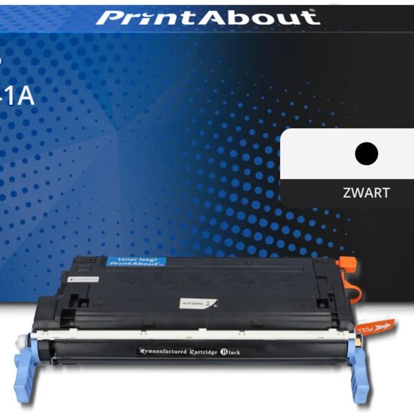Huismerk HP 641A (C9720A) Toner Zwart