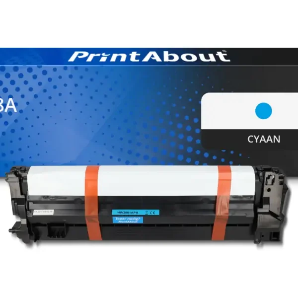 Huismerk HP 658A (W2001A) Toner Cyaan