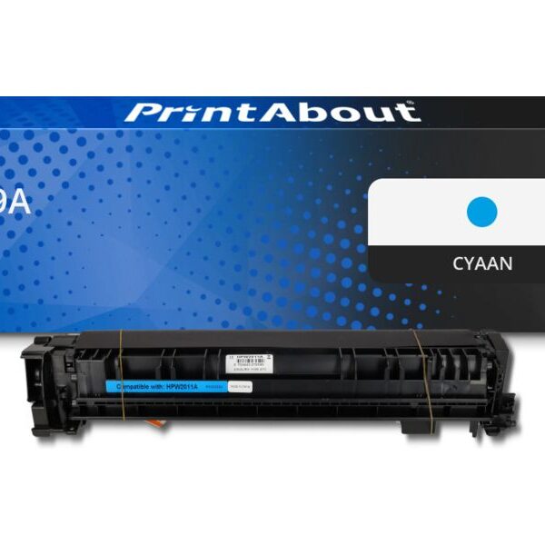 Huismerk HP 659A (W2011A) Toner Cyaan