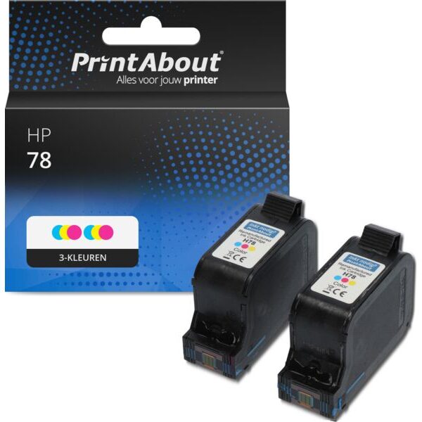 Huismerk HP 78 (C6578A) Inktcartridge 3-kleuren Multipack