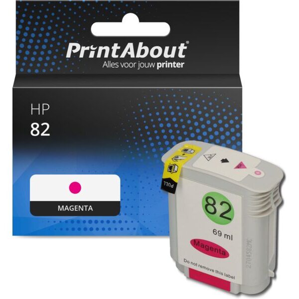 Huismerk HP 82 (C4912A) Inktcartridge Magenta