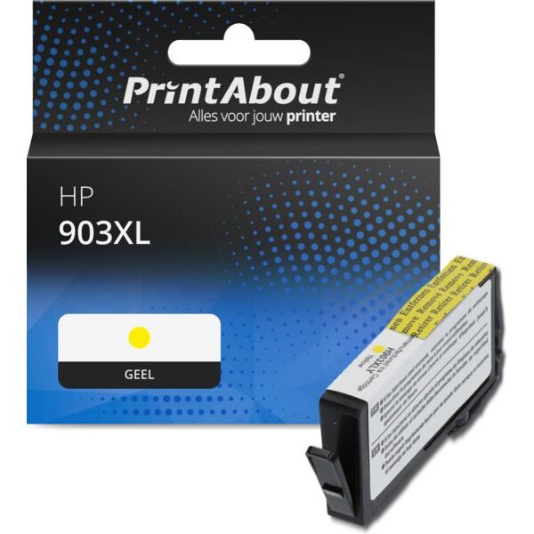 Huismerk HP 903XL (T6M11AE) Inktcartridge Geel Hoge capaciteit
