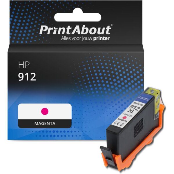 Huismerk HP 912 (3YL78AE) Inktcartridge Magenta