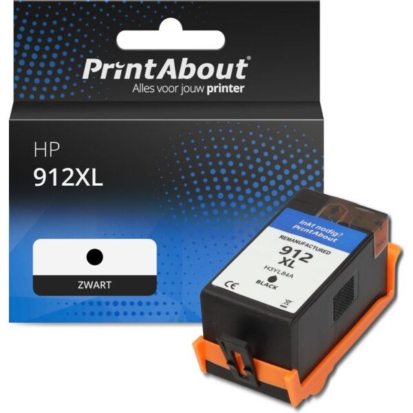 Huismerk HP 912XL (3YL84AE) Inktcartridge Zwart Hoge capaciteit
