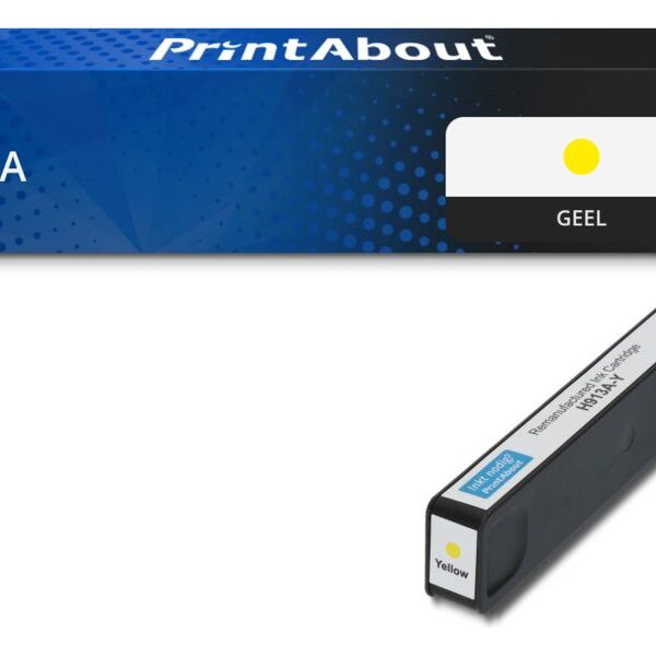 Huismerk HP 913A (F6T79AE) Inktcartridge Geel