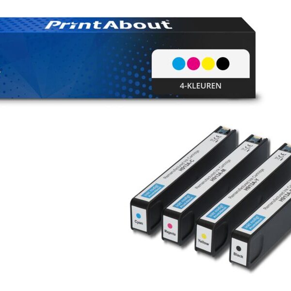 Huismerk HP 913A (L0R95AE) Inktcartridge 4-kleuren Multipack