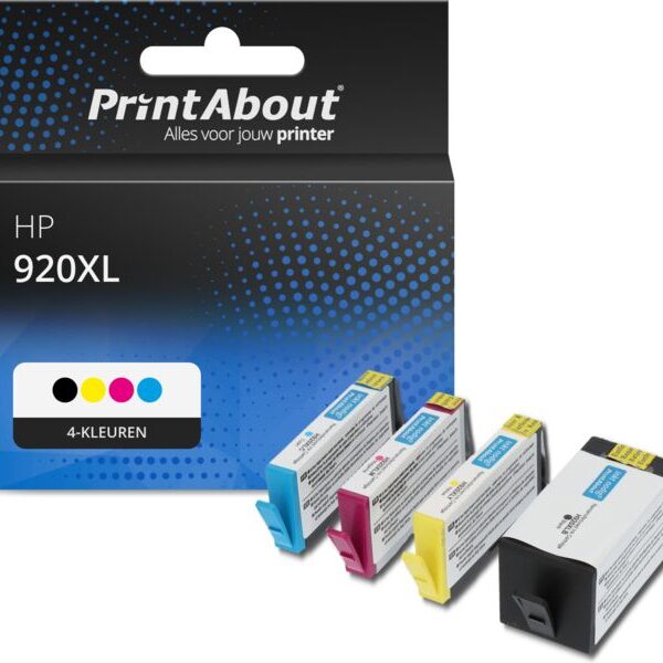 Huismerk HP 920XL (C2N92AE) Inktcartridge 4-kleuren Multipack Hoge capaciteit