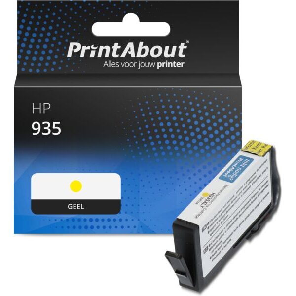 Huismerk HP 935 (C2P22AE) Inktcartridge Geel