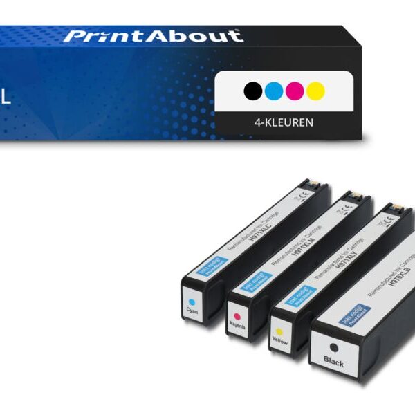 Huismerk HP 970XL (CN625AE) Inktcartridge 4-kleuren Multipack Hoge capaciteit