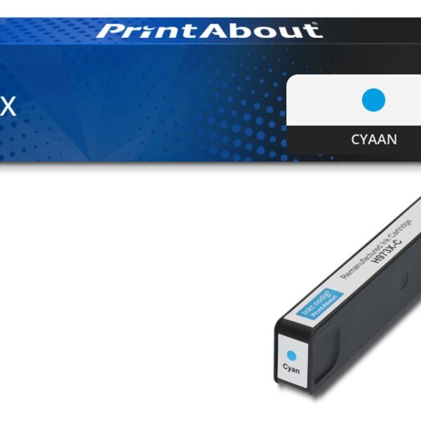 Huismerk HP 973X (F6T81AE) Inktcartridge Cyaan Hoge capaciteit
