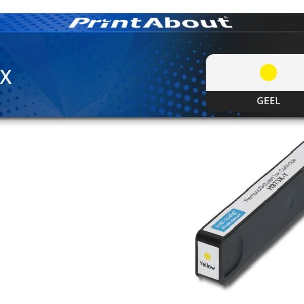 Huismerk HP 973X (F6T83AE) Inktcartridge Geel Hoge capaciteit