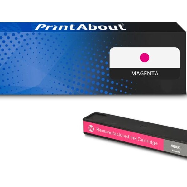Huismerk HP 980 (D8J08A) Inktcartridge Magenta