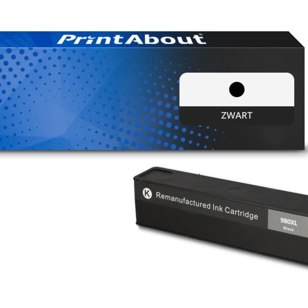 Huismerk HP 980 (D8J10A) Inktcartridge Zwart