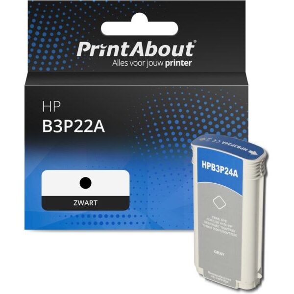 Huismerk HP B3P22A (727) Inktcartridge Zwart Hoge capaciteit