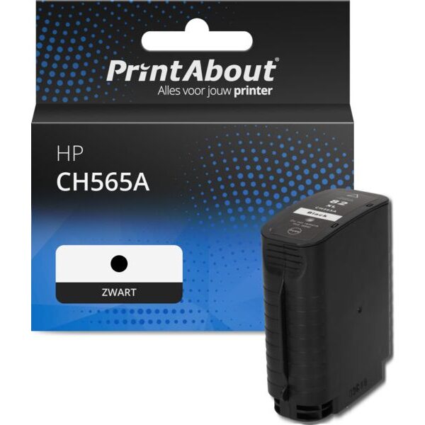 Huismerk HP CH565A (82) Inktcartridge Zwart