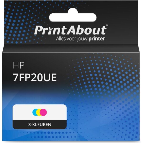 Huismerk HP 7FP20UE (308) Inktcartridge 3-kleuren Hoge capaciteit