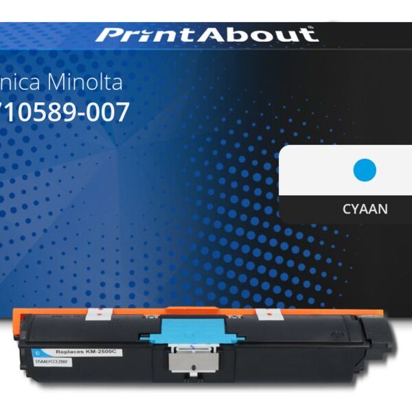 Huismerk Konica Minolta 1710589-007 (A00W332) Toner Cyaan