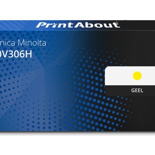 Huismerk Konica Minolta A0V306H Toner Geel Hoge capaciteit