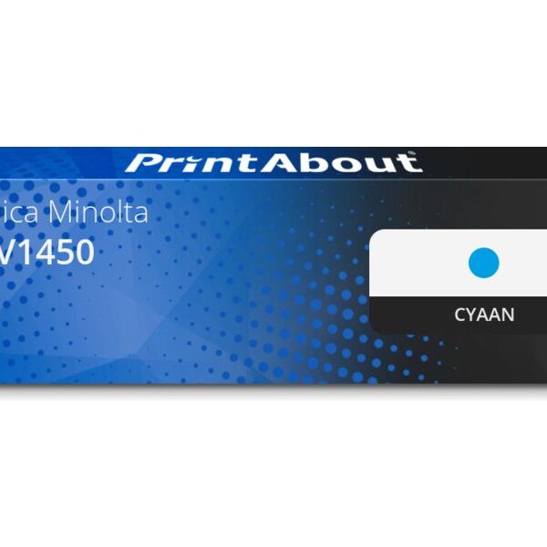 Huismerk Konica Minolta ACV1450 (TN-626) Toner Cyaan