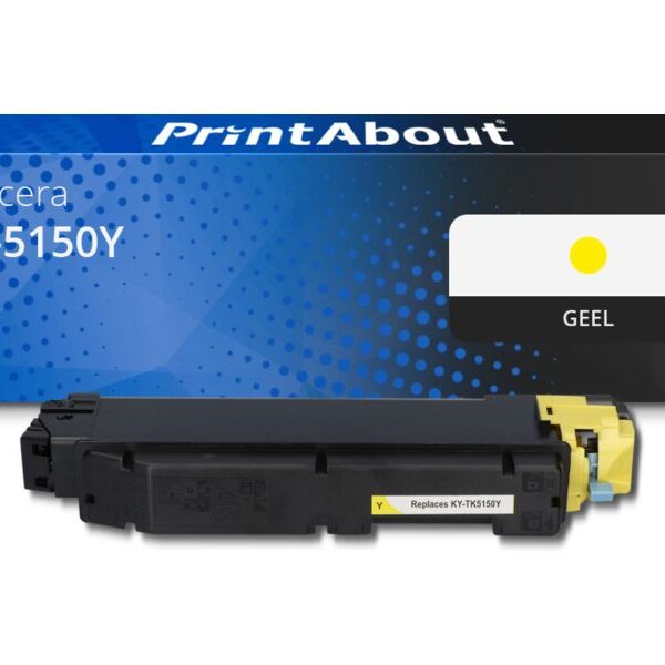 Huismerk Kyocera TK-5150Y Toner Geel