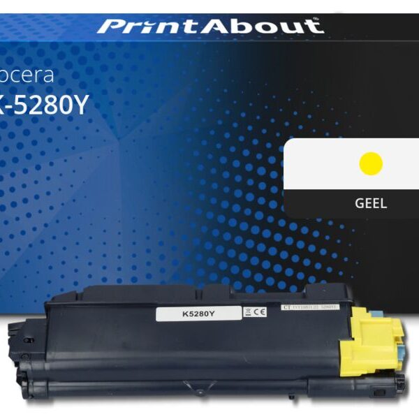 Huismerk Kyocera TK-5280Y Toner Geel