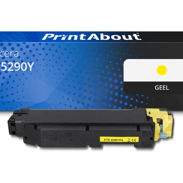 Huismerk Kyocera TK-5290Y Toner Geel
