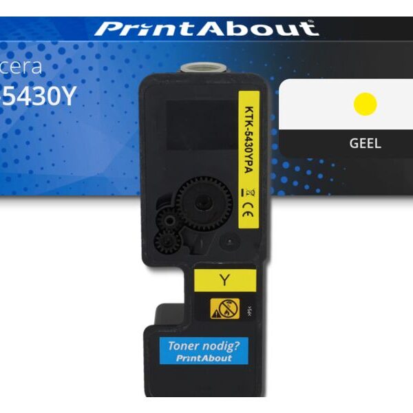 Huismerk Kyocera TK-5430Y Toner Geel