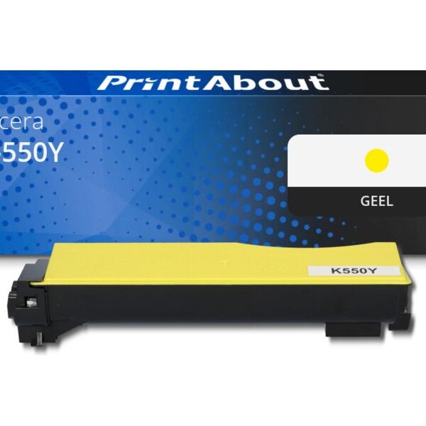 Huismerk Kyocera TK-550Y Toner Geel