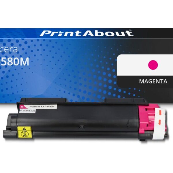 Huismerk Kyocera TK-580M Toner Magenta