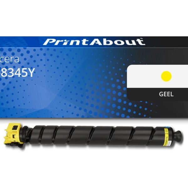 Huismerk Kyocera TK-8345Y Toner Geel