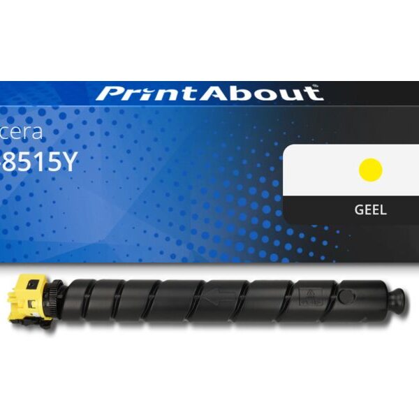 Huismerk Kyocera TK-8515Y Toner Geel