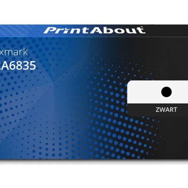 Huismerk Lexmark 12A6835 Toner Zwart