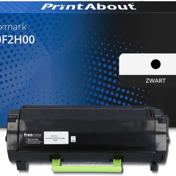 Huismerk Lexmark 50F2H00 (502H) Toner Zwart Hoge capaciteit