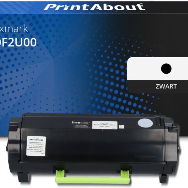 Huismerk Lexmark 50F2U00 (502U) Toner Zwart Extra hoge capaciteit
