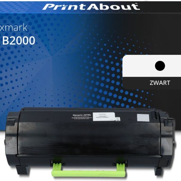 Huismerk Lexmark 51B2000 (512) Toner Zwart