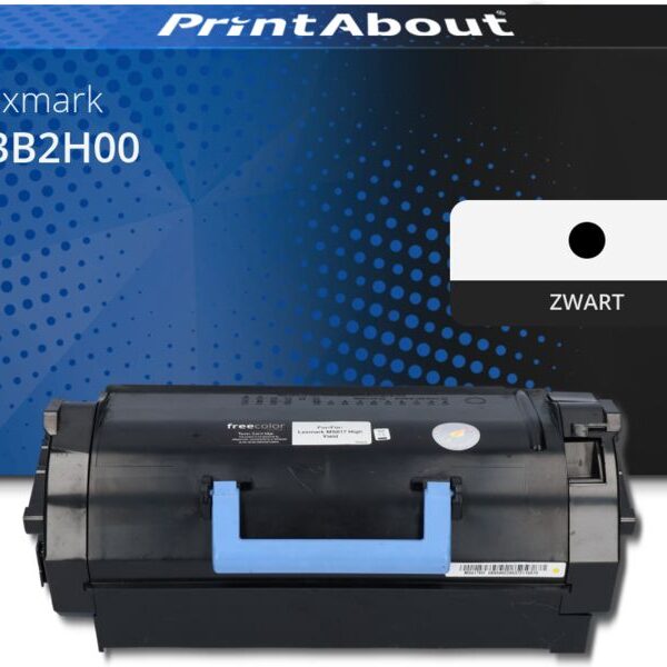 Huismerk Lexmark 53B2H00 Toner Zwart Hoge capaciteit