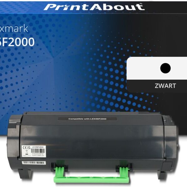 Huismerk Lexmark 56F2000 Toner Zwart
